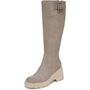 Naturalizer Soul Women's Cache Knee High Boot Size 12 Dove Grey Heel Boots